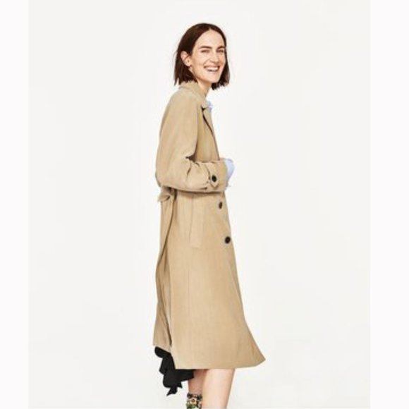 Zara Woman Trench Coat (Size S, Made in Spain) - Picture 1 of 12